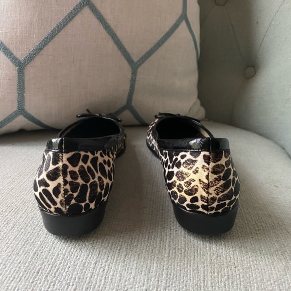 Aerosoles Animal Print Calf Hair & Patent Ballet Flats - Picture 5 of 10